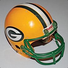 Mid-1980s Lynn Dickey Green Bay Packers Game-Used Helmet