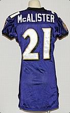 2006 Chris McAlister Baltimore Ravens Game-Used Home Jersey