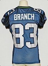 2006 Deion Branch Seattle Seahawks Game-Used Home Jersey