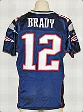 2006 Tom Brady New England Patriots Game-Used Home Jersey