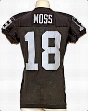 2006 Randy Moss Oakland Raiders Game-Used Home Jersey