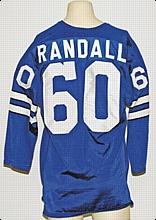 Circa 1978 Tom Randall Dallas Cowboys Game-Used Road Durene Jersey