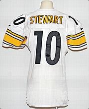 1999 Kordell Stewart Pittsburgh Steelers Game-Used Road Jersey