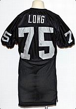 Mid 1980s Howie Long Oakland Raiders Game-Used Home Jersey