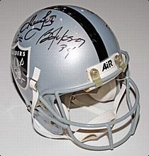 Late 1980s Willie Gault Oakland Raiders Game-Used Helmet w/ Autographs (JSA)