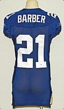 2006 Tiki Barber NY Giants Game-Used Home Jersey