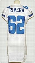 2005 Marco Rivera Dallas Cowboys Game-Used Home Jersey