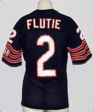 1986 Doug Flutie Chicago Bears Game-Used Home Jersey