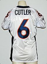 2006 Jay Cutler Rookie Denver Broncos Game-Used Road Jersey
