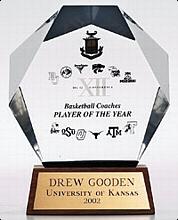 2002 Drew Gooden University of Kansas Player of the Year Award