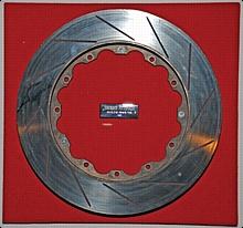 1993 Emerson Fittipaldi Autographed Racing Brake Disc (JSA)