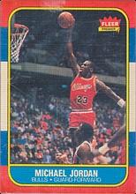 1986-1987 Fleer Michael Jordan Rookie Card
