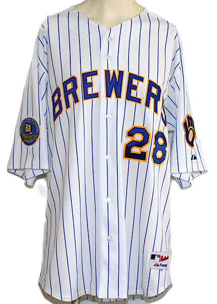 Lot Detail - 2007 Prince Fielder Milwaukee Brewers Game-Used