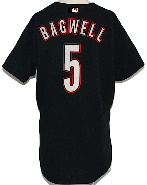 Lot Detail - 2001 Jeff Bagwell Houston Astros Game-Used Black