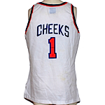 1990-1991 Maurice Cheeks NY Knicks Game-Used Home Jersey