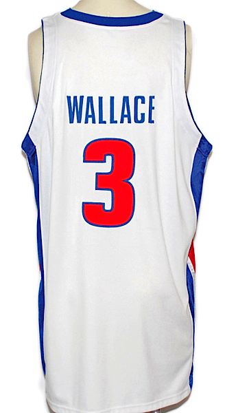 Nike Ben Wallace Detroit Pistons 3 Nba Basketball Jersey 