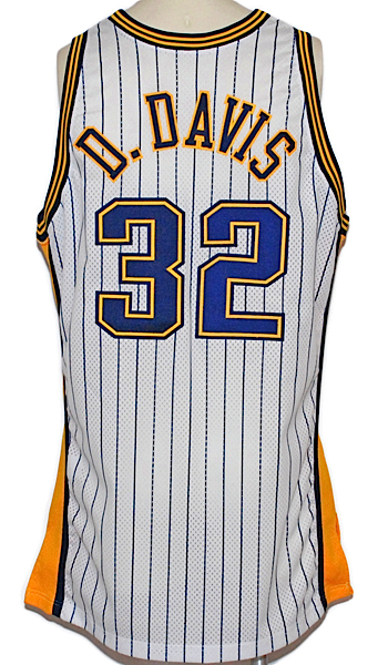 1998-1999 Dale Davis Indiana Pacers Game-Used Home Jersey