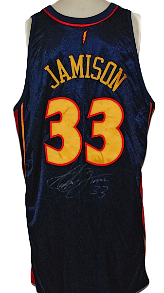 2001-02 E-X Antawn Jamison Golden State Warriors #15