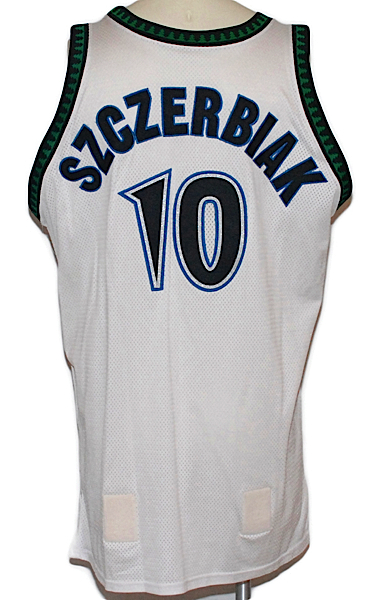Wally Szczerbiak Signed Minnesota Timberwolves Jersey (Steiner)2002 NB –