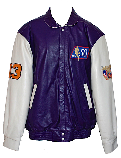 1997 Wilt Chamberlain LA Lakers 50 Greatest Ceremony Worn Jacket (Pristine Provenance)