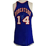 Late 1960s Oscar Robertson Cincinnati Royals Game-Used & Autographed Road Jersey (JSA)