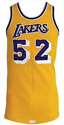 Early 1980s Jamaal Wilkes Los Angeles Lakers Game-Used & Autographed Home Jersey (JSA)