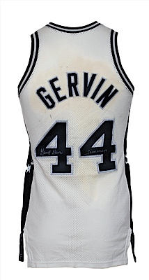 Circa 1977 George Gervin San Antonio Spurs Game-Used & Autographed Home Jersey (JSA)