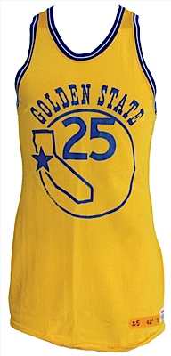 1972-1973 Jim Barnett Golden State Warriors Game-Used Home Jersey