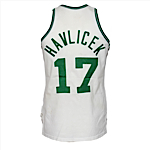 1974-1975 John Havlicek Boston Celtics Game-Used & Autographed Home Jersey (JSA)