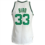 1987-1988 Larry Bird Boston Celtics Game-Used & Autographed Home Jersey (JSA)