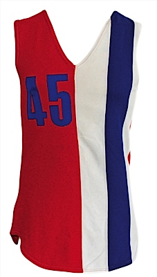 1972-1973 Phil Chenier Baltimore Bullets Game-Used Road Uniform (2) (Very Rare Style)