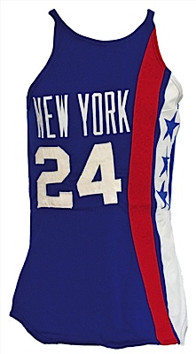1974-1975 Billy Schaffer NY Nets ABA Game-Used Road Jersey