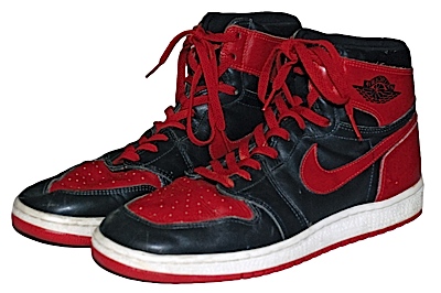 1984-1985 Michael Jordan Rookie Chicago Bulls Game-Used Sneakers