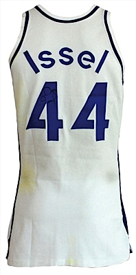 Dan Issel Rookie Era Kentucky Colonels ABA Game-Used & Autographed Home Jersey (JSA)