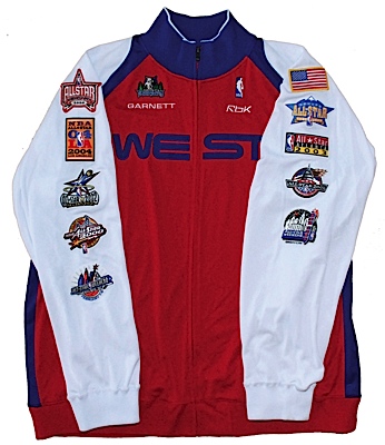 2006 Kevin Garnett Western Conference All-Star Game Worn Warm-Up Jacket