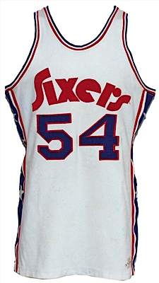1972-1973 Dale Schlueter Philadelphia 76ers Game-Used Home Jersey
