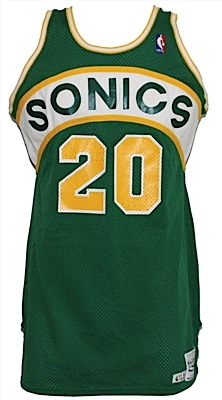 1986-1987 Maurice Lucas Seattle Supersonics Game-Used Road Jersey