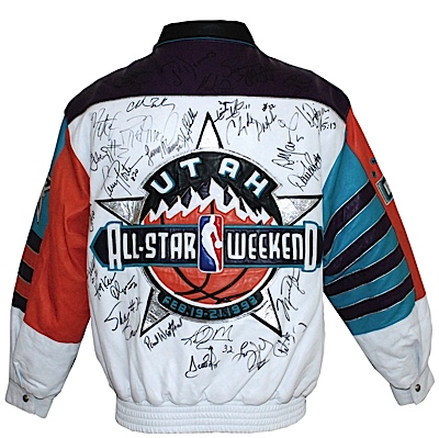 1993 Utah All-Star Weekend Players Autographed Jacket (JSA)