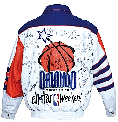 1992 Orlando All-Star Weekend Players Autographed Jacket (JSA)