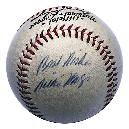 Vintage Willie Mays Single-Signed Baseball (JSA) (Nicest in the Hobby)