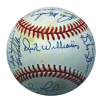 Lot of Autographed Baseballs from the Collection of Jerry Grote (8) (JSA)