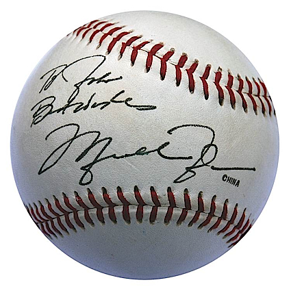 Michael Jordan Single-Signed Baseball (JSA)