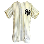 1955 Joe Collins New York Yankees Game-Used & Autographed Home Flannel Jersey (JSA)