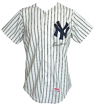 1982 Oscar Gamble New York Yankees Game-Used & Autographed Home Jersey (JSA)