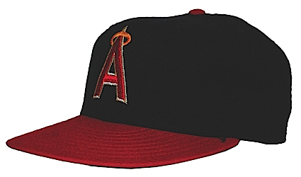  Early 1980s Bobby Grich & Don Baylor California Angels Game-Used Caps (2)