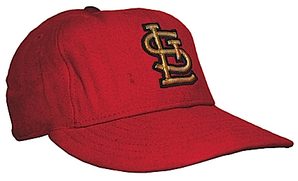 Circa 1974 Bucky Dent Chicago White Sox Game-Used Cap & Early 1980s Ozzie Smith St. Louis Cardinals Game-Used Cap (2)