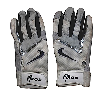 8/11/2007 Alex Rodriguez NY Yankees Game-Used & Autographed Batting Gloves Used to Hit Career HR #502 (2) (A-Rod LOA) (JSA)