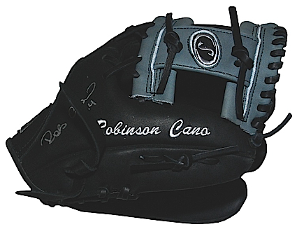 Circa 2007 Robinson Cano NY Yankees Game-Used & Autographed Glove & Melky Cabrera NY Yankees Game-Used Glove (2) (JSA)