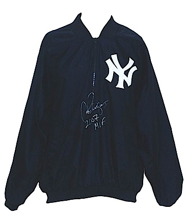 2007 Alex Rodriguez NY Yankees Worn & Autographed Warm-Up Jacket (A-Rod LOA) (JSA)
