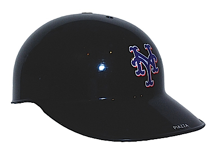 Circa 2000 Mike Piazza NY Mets Game-Used Catchers Helmet (MLB Hologram)